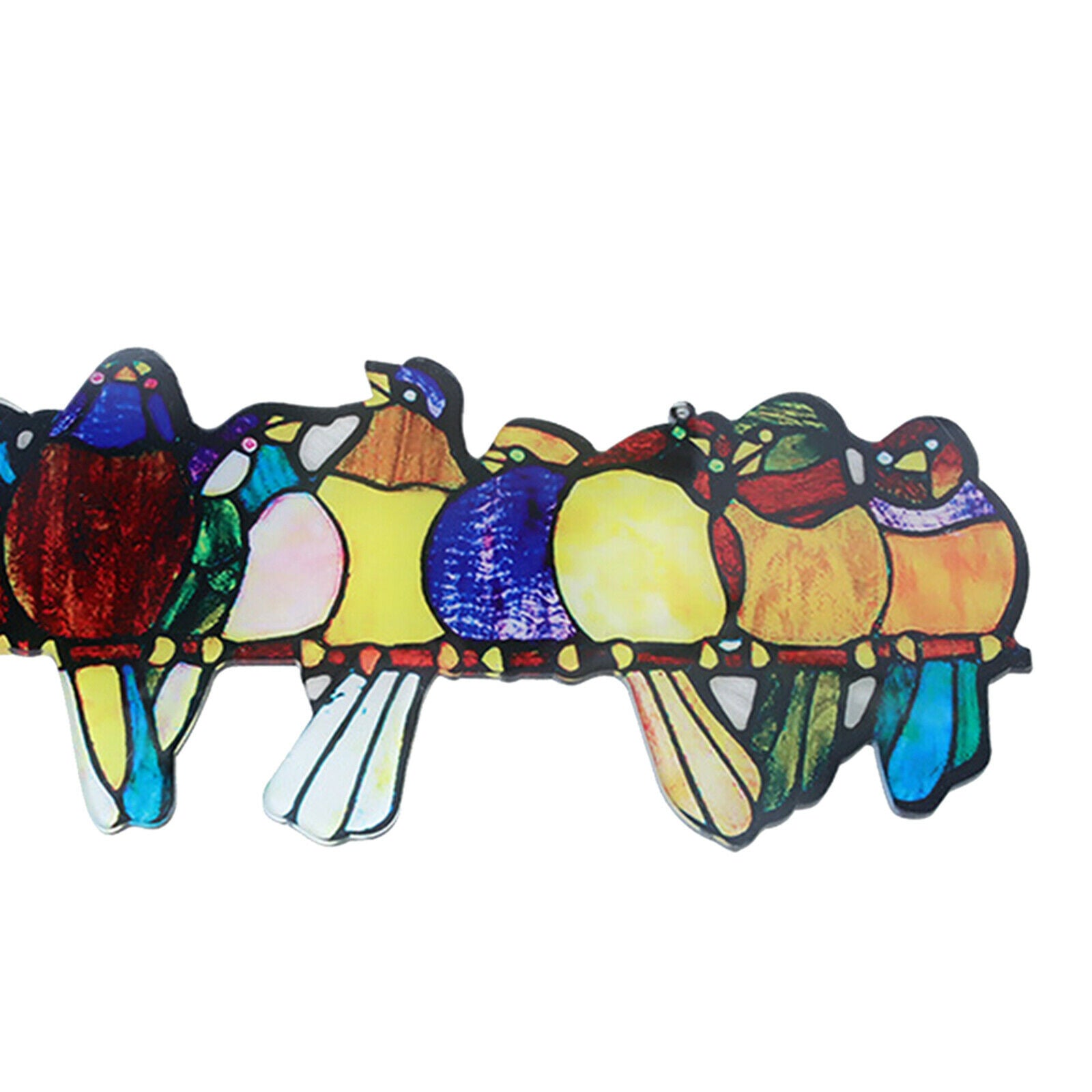 Hummingbirds Stained Glass Kids Ornaments Suncatcher Mobile Hanging Decor C