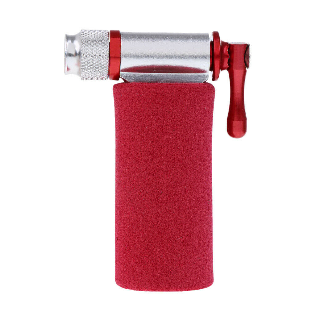 Mini Portable Aluminium MTB Road Mountain CO2 Inflator Pump Valve Sleeve