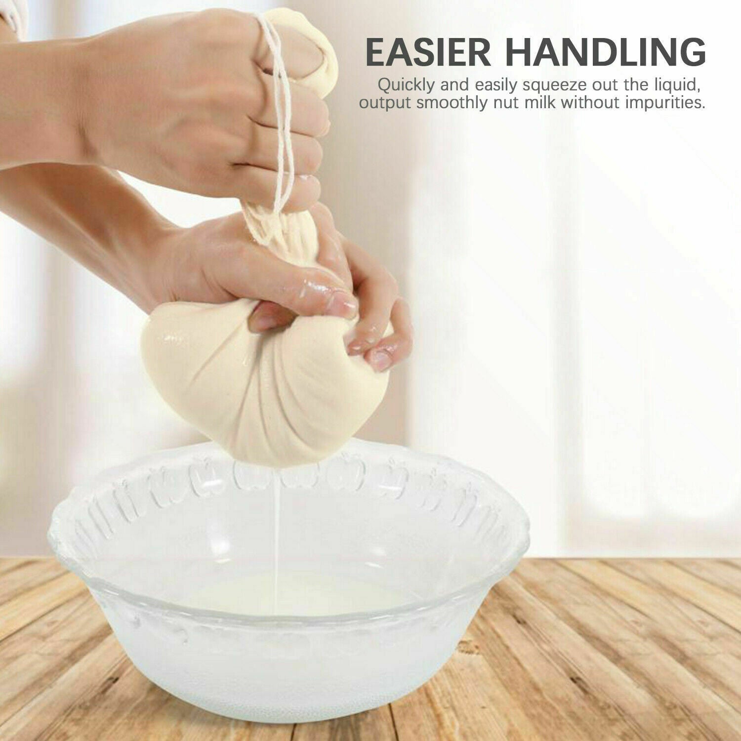 100% Unbleached Organic Cotton Cheesecloth, Reusable Food Strainer Colander