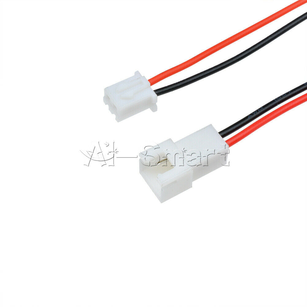 2Pin JST SM XH Plug Wires Plug Wire Connector Male to Female 5/10 Pairs