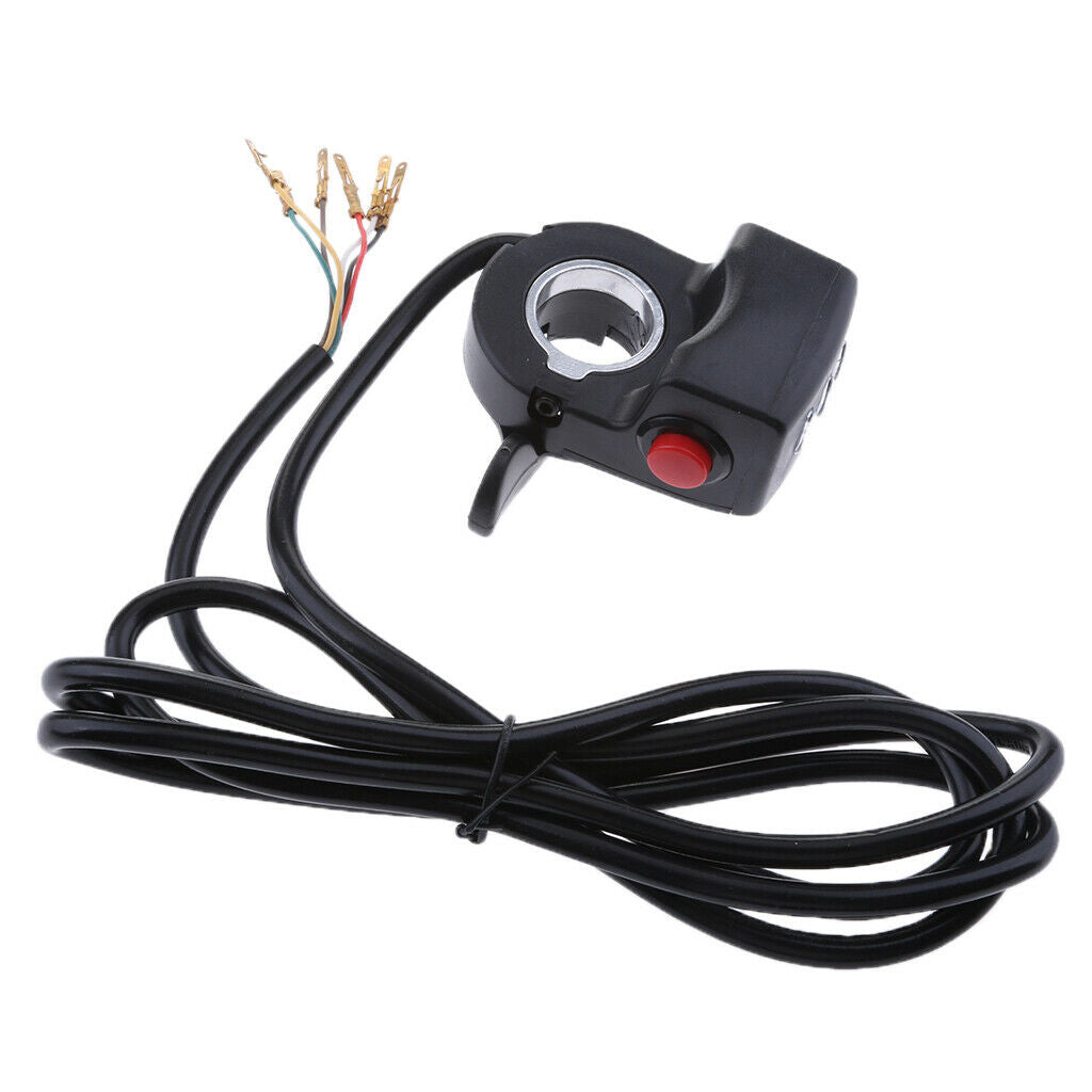 22mm Handlebar E-bike 3 LED Power Display Self-lock Switch Throttle