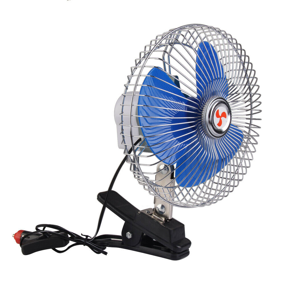 8 Inch 12V 25W Portable Vehicle Auto Car Fan Oscillating Car Auto Cooling Fan