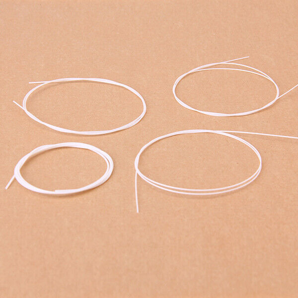 Replacement 4 White Nylon Ukulele Strings Set New High Quality
