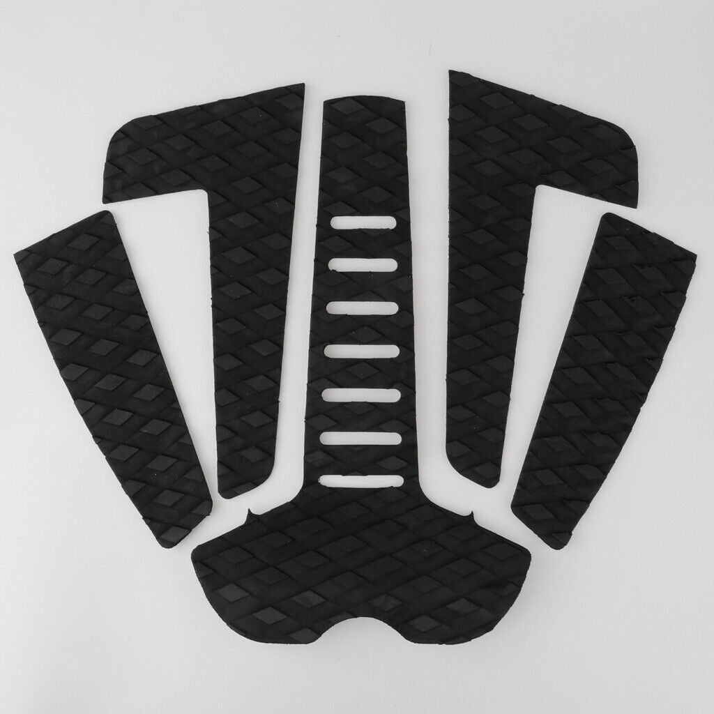 5X Surfboard Traction Pad Bla Diamond Stomp Mat Skimboard Paddleboard Surf
