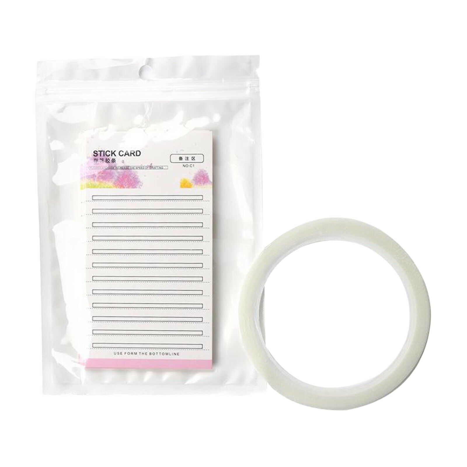 10 Pcs Eyelash Fan Holder Storage Card Volume Lash Storage w/Roll Tape Kit