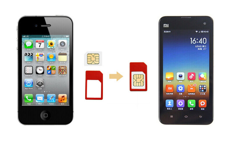 Convert Nano SIM Card to Micro Standard SIM Adapter Set for Huawei Honor 4X 4G s