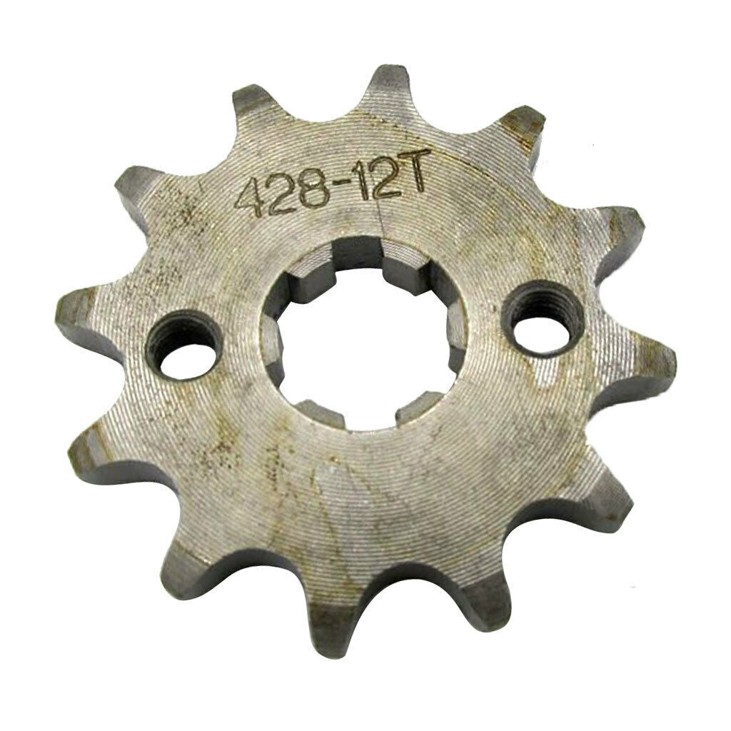 428 Front Chain Sprockets 12 Teeth 17mm ATV Quad Dirt Bike Go Kart Buggy