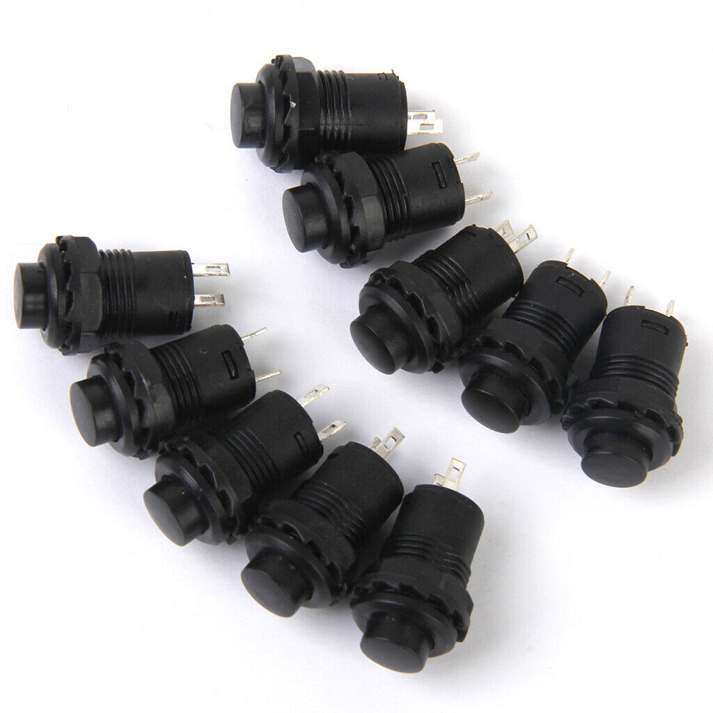 10pcs Momentary Push Button Switch / Press the Reset Momentary (On Off)
