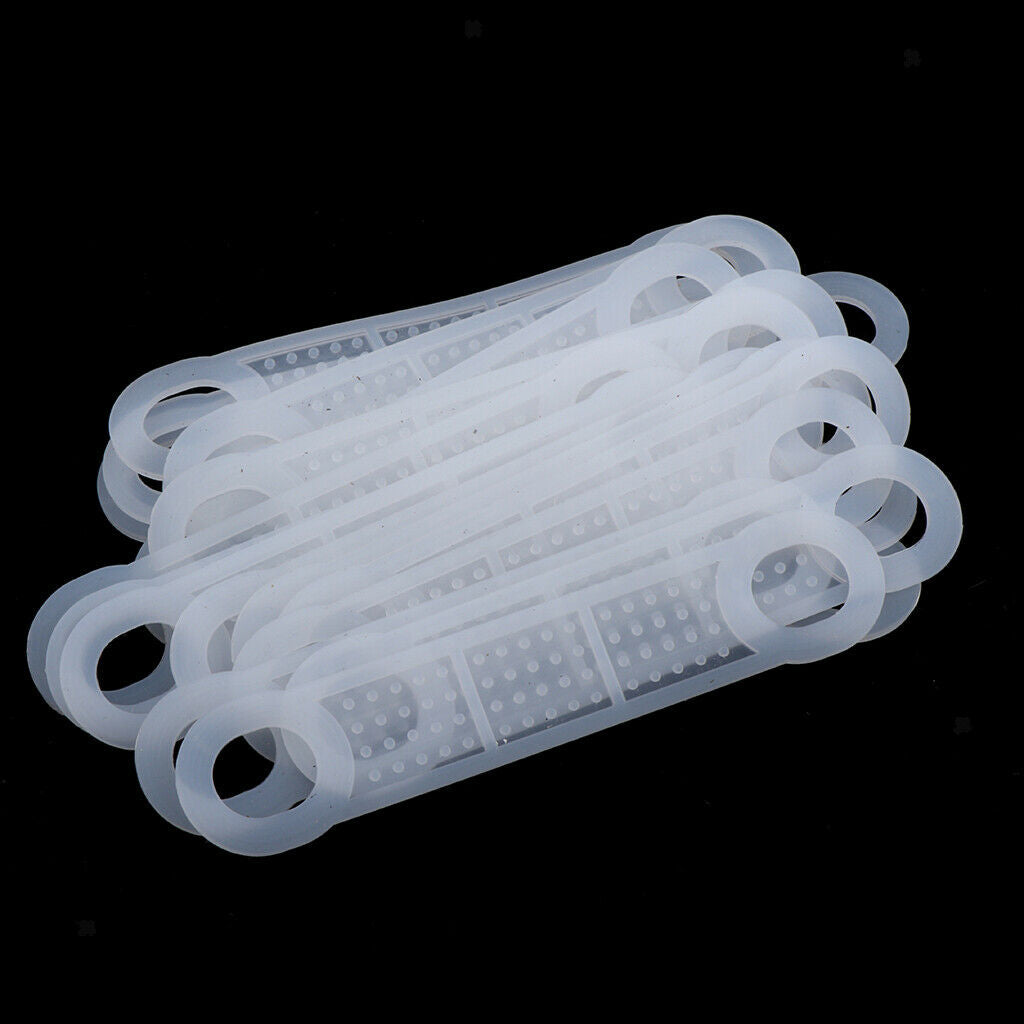 40Pcs Clear Non-Slip Silicone Clothes Hanger Grips Clothing Hanger Strips