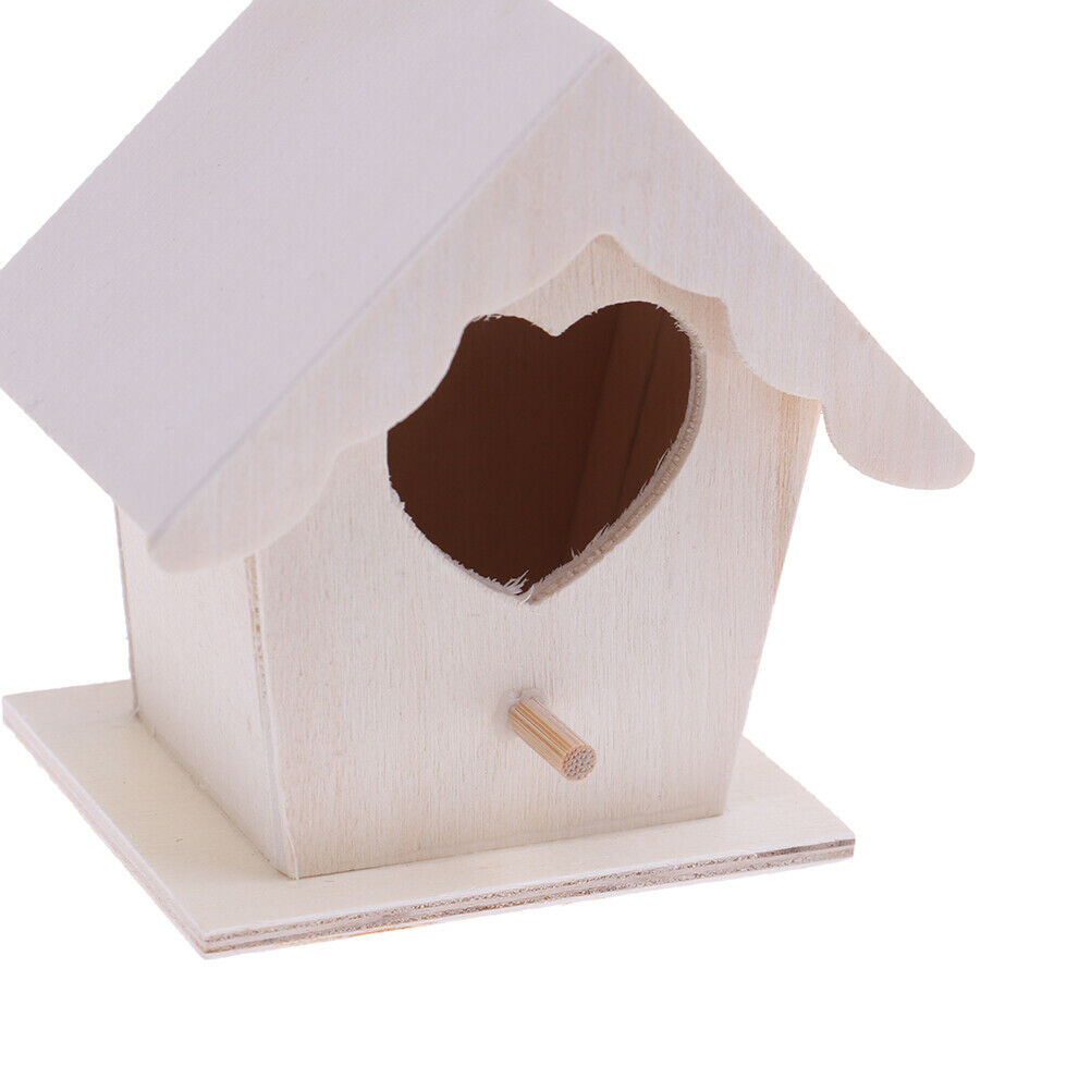 1pc Wooden garden Bird Cages Nests bird house jsJC.l8