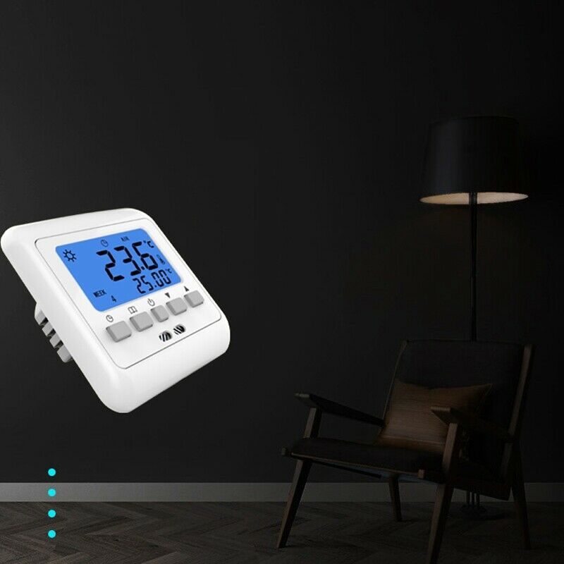 C08.H3 16A Digital Thermostat Temperature Controller 0-40 Celsius Antiflaming R5