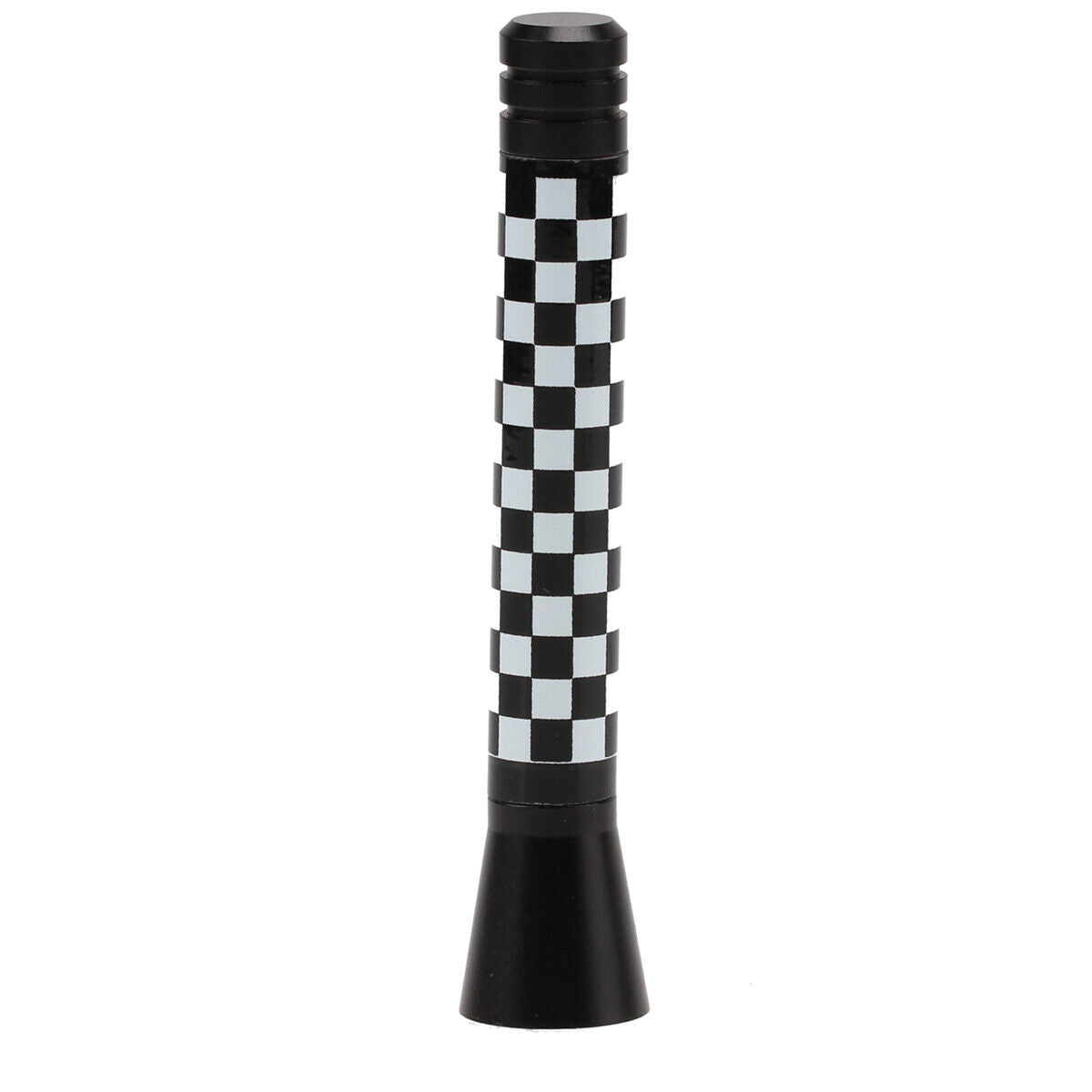 Black&White Grid Car Mounted  Radio Antenna With Spring Aerial Universial