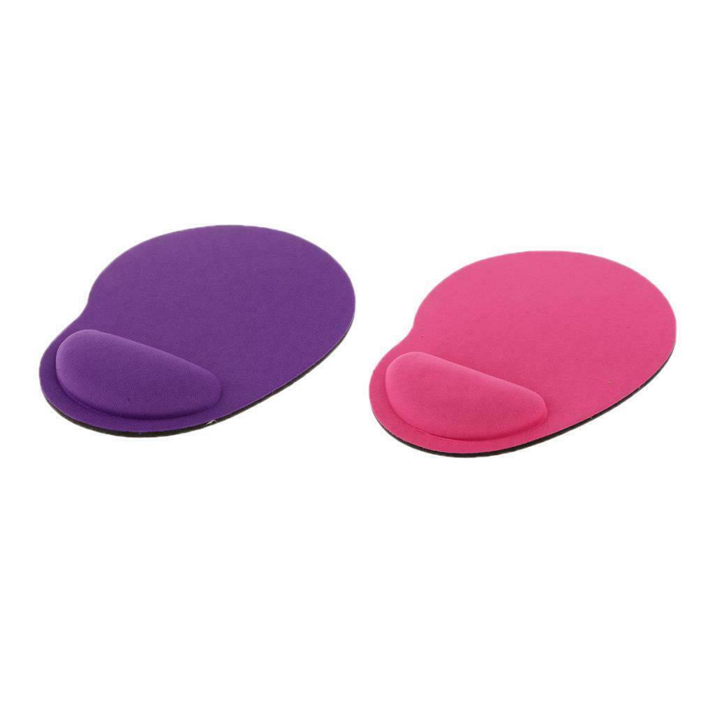 2x Memory Foam Mouse Pad with Wrist Support,Ergonomic Mouse Pad with Wrist