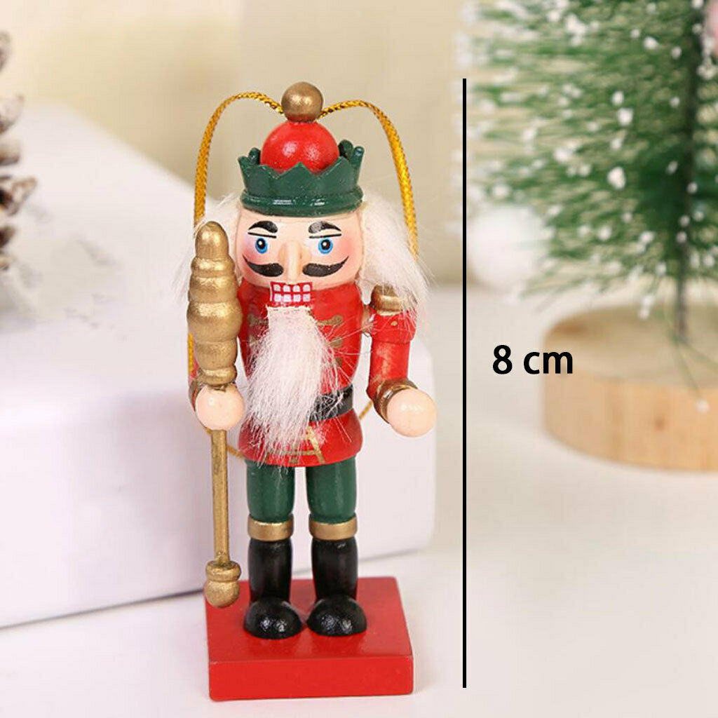 Christmas Nutcracker Soldier Traditional Hanging Decorations Figures Gifts