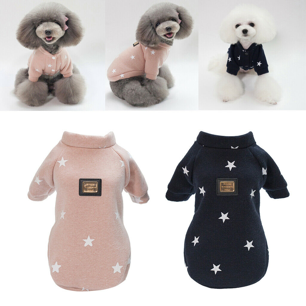 Pet Cloth for Dog Cat Puppy Hoodies Coat Winter Sweatshirt Warm Pink M