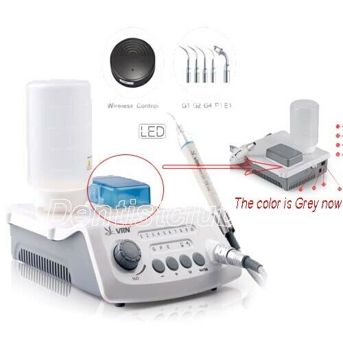 Dental VRN-A8 Ultrasonic Scaler LED Handpiece Wireless Foot Switch Perio Endo