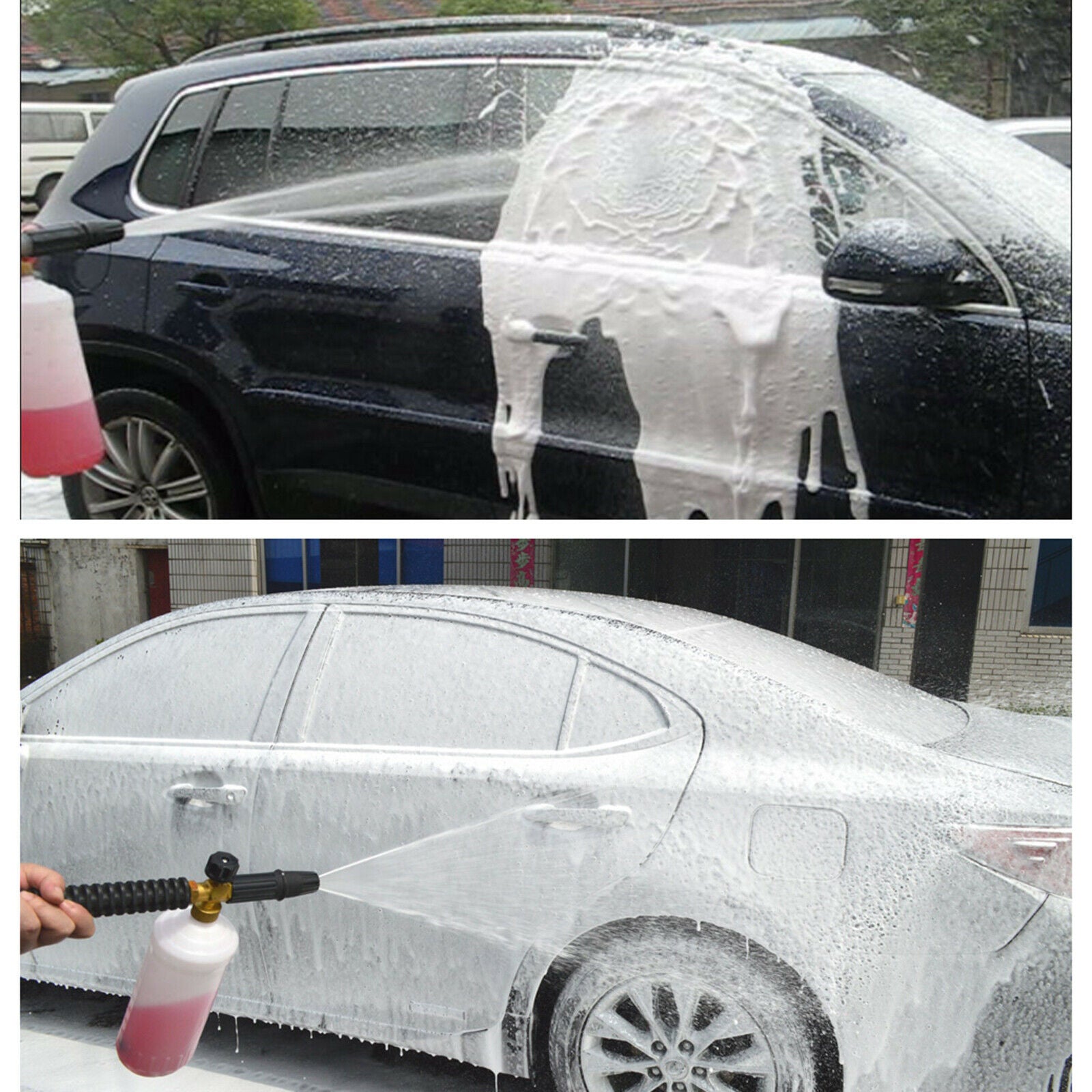 Brass Washer Foam Nozzle Generator Car Washer Foam Wash Snow Foam Sprayer