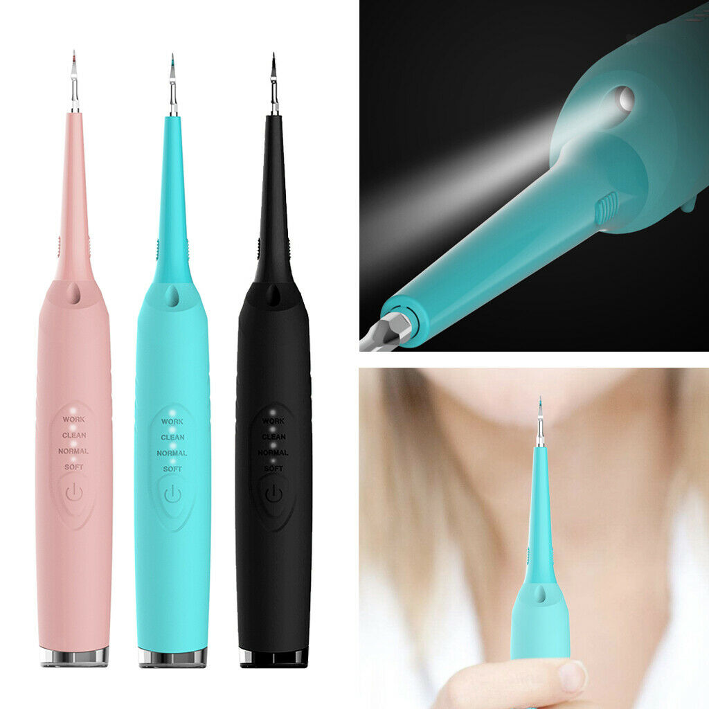Electric Tooth Cleaner Floss Teeth Cleaning Oral Care for Men & Women Pink