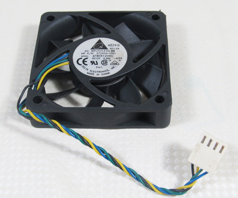 5pcs Delta AFB0612VHC 60x60x15mm 6015 12V 0.36A DC Cooling Fan 4pin Connectors