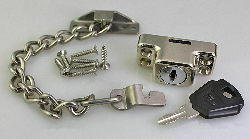 Key Door Chain High Security Safety Guard Restrictor Lock 304 Stainless Steel