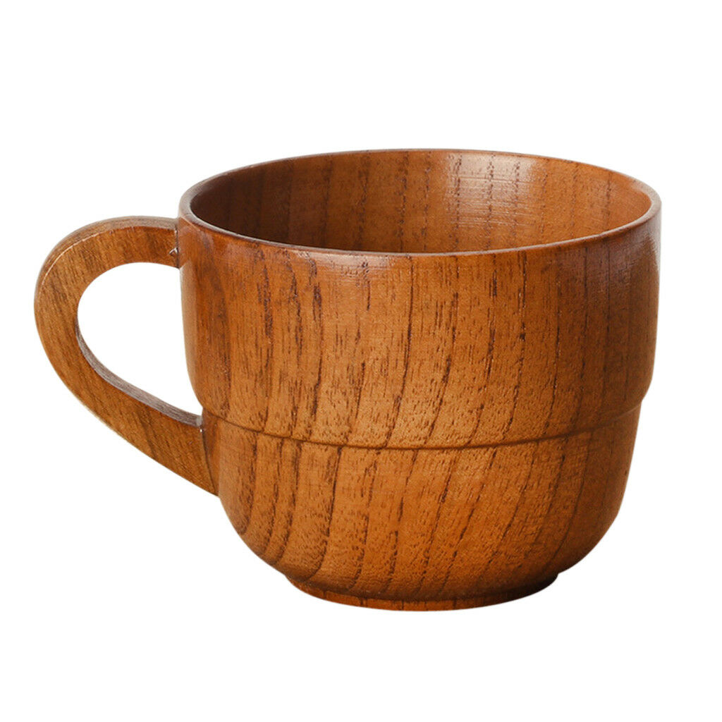 Wood Mug Beer Cup Beer Tankard Handmade Tea Cup Handcrafted Mug 7cm Brown