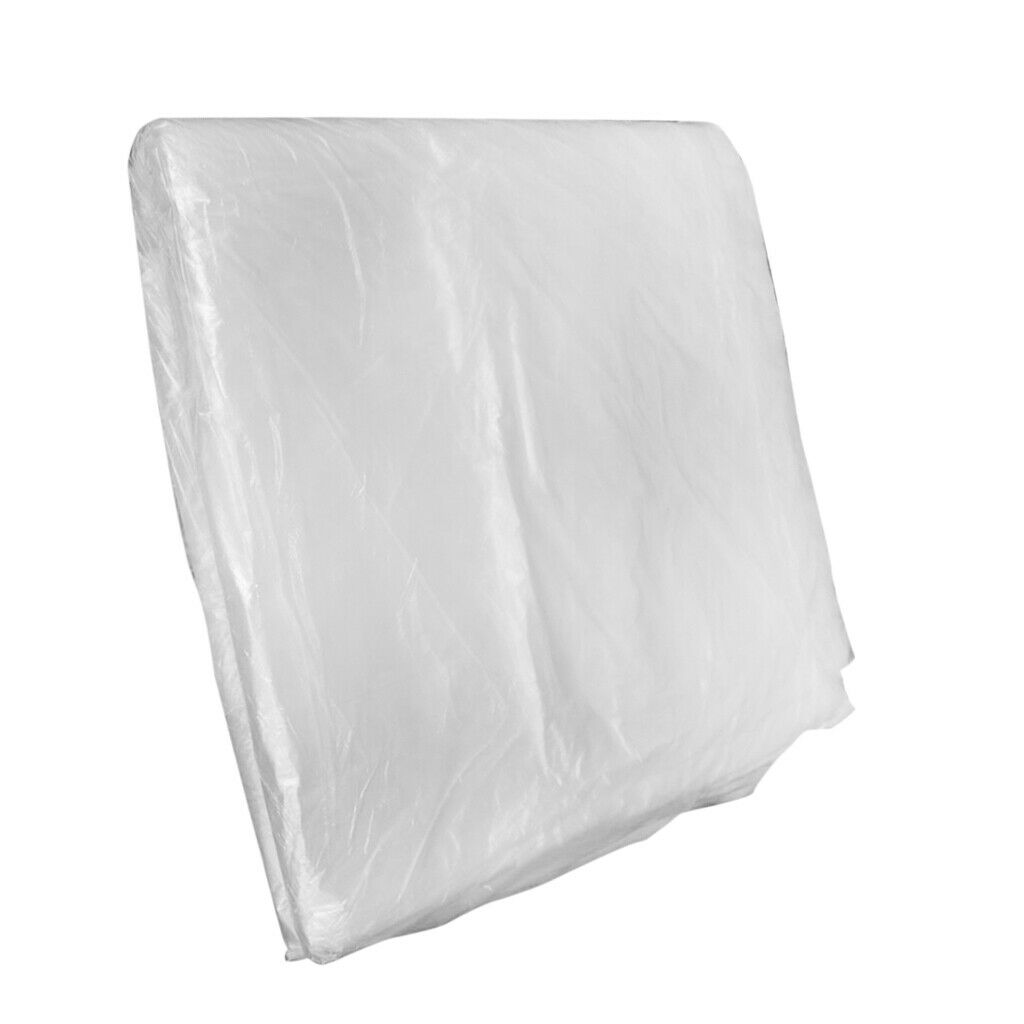 100 Pcs Clear Plastic Auto Seat Covers Mechanic Valet Disposable