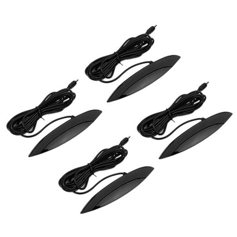 4Pcs Car Fender Flares Arch Wheel Eyebrow Blue Lamp LED Ambient Light Waterproof