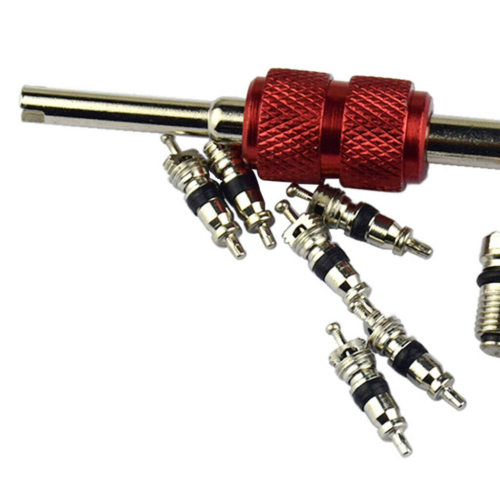 Car Air Conditioning Core Valves Automotive A/C Valve Stem Cores Removal Tool