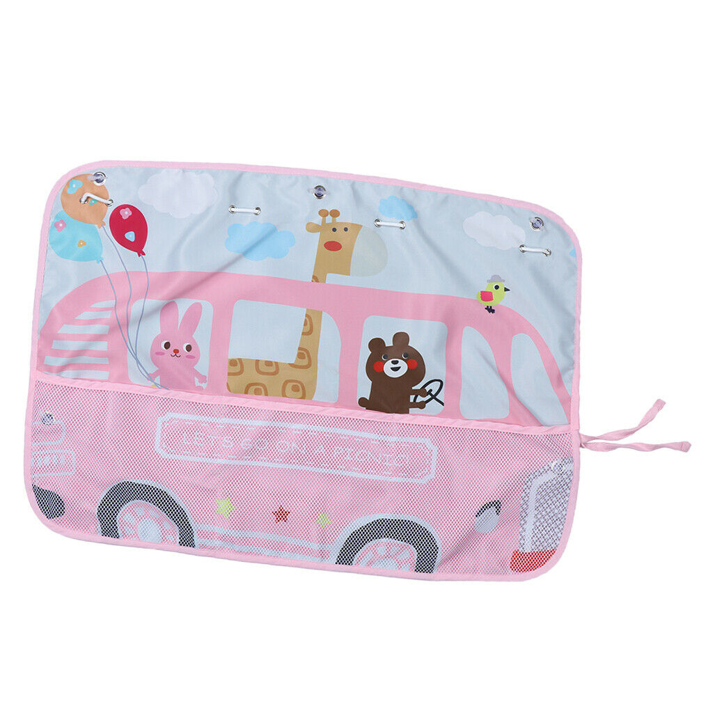2X Car Window Shade for Baby, 70 X 50cm -Pack of 1 - Giraffe Driving pattern