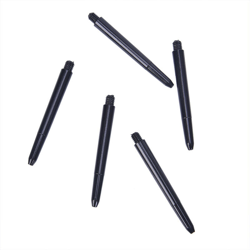 Black 50x/lot Nylon Dart Shafts 2BA 48mm Screw Thread Plastic Dart Stems .l8