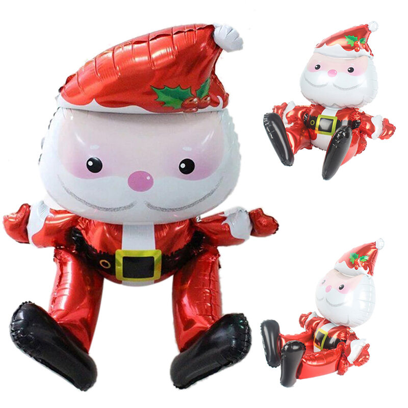 Large Santa Claus Aluminum Foil Balloon Christmas Party Decoration Merry X.l8
