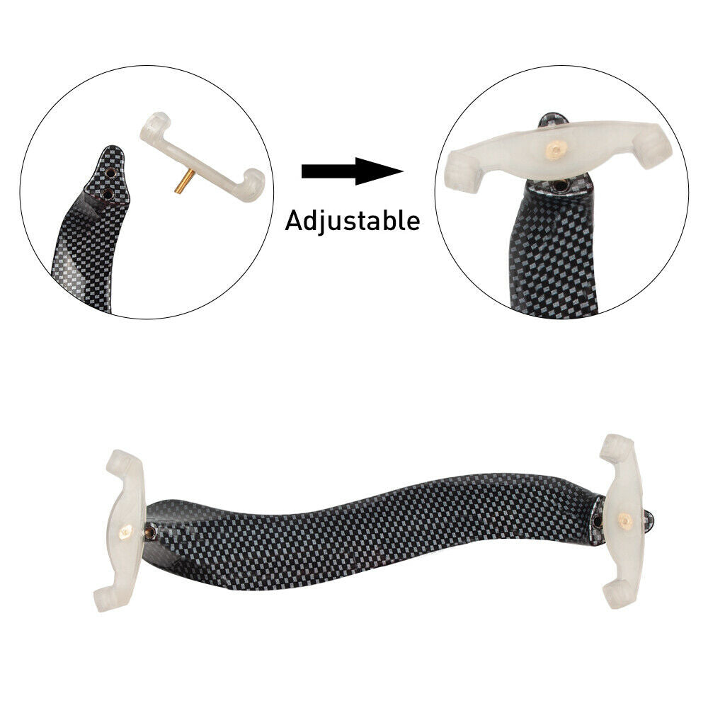 Full Size 4/4 & 3/4 Violin Maple Wood Shoulder Pad Rest Support DIY Parts