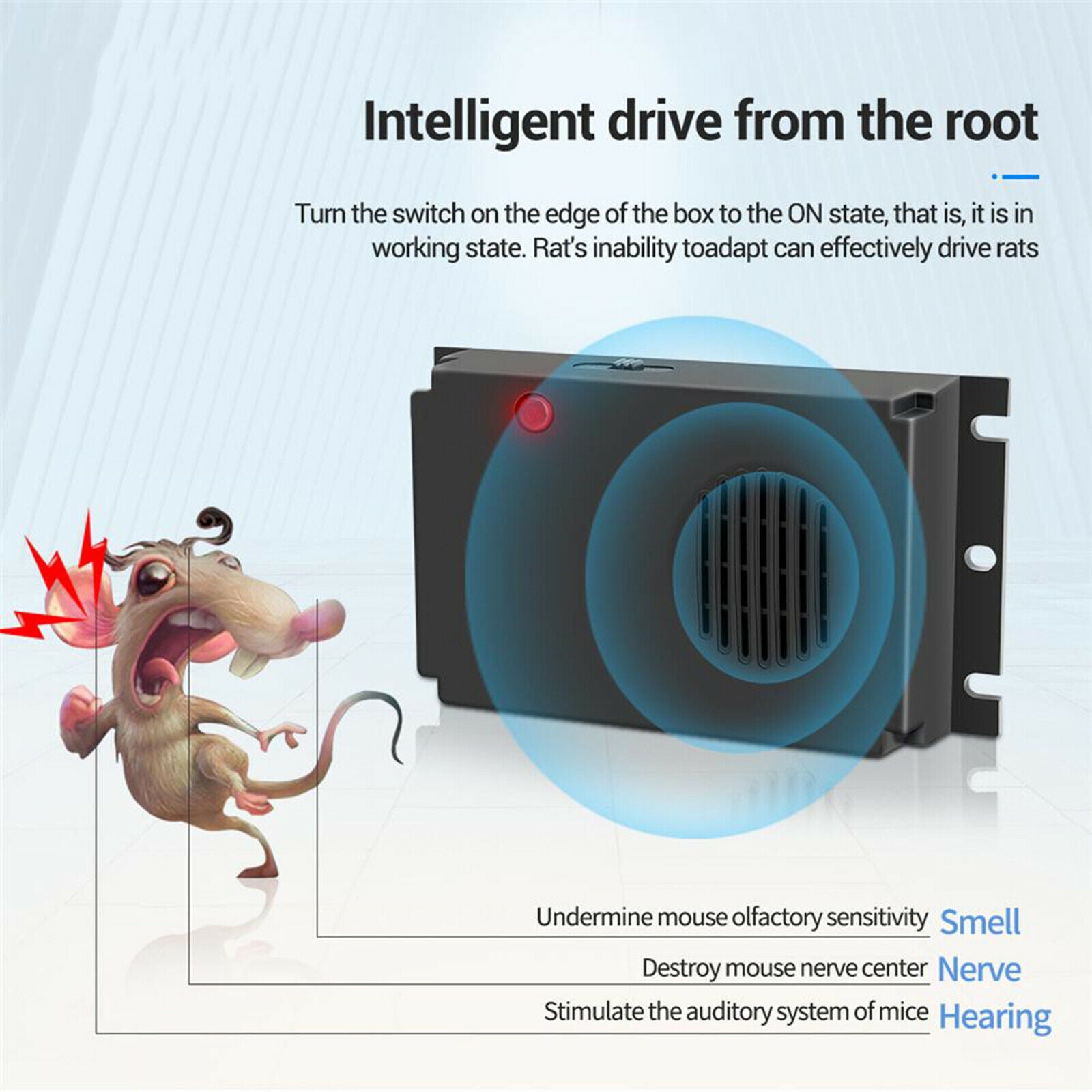 Home Control Ultrasonic Mouse Pest Repeller Reject Animal Mice Repellent