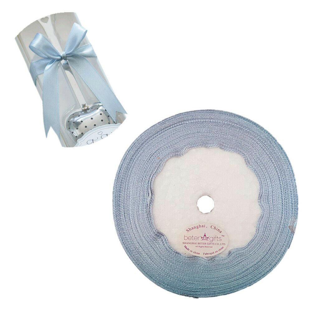 Silk Ribbon Bow Wedding Party DIY Gift Wrap 1.2CM Wide 22M Length