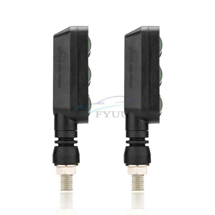 1 Pair Universal Motorcycle LED Indicator Turn Signal Lamp/ DRL/ Brake Tail Lamp