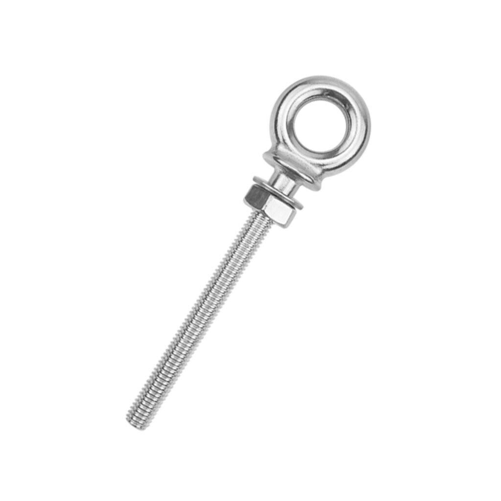 Stainless Steel 316 Eye Bolt M8 x 80mm Marine Grade Heavy Duty