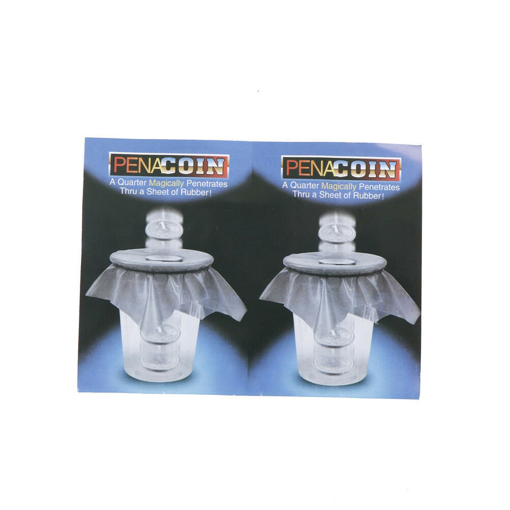 Pena/Penetrating Coin - Coin Penetrates a Rubber Sheet Into a Glass Cup UsefI*WF
