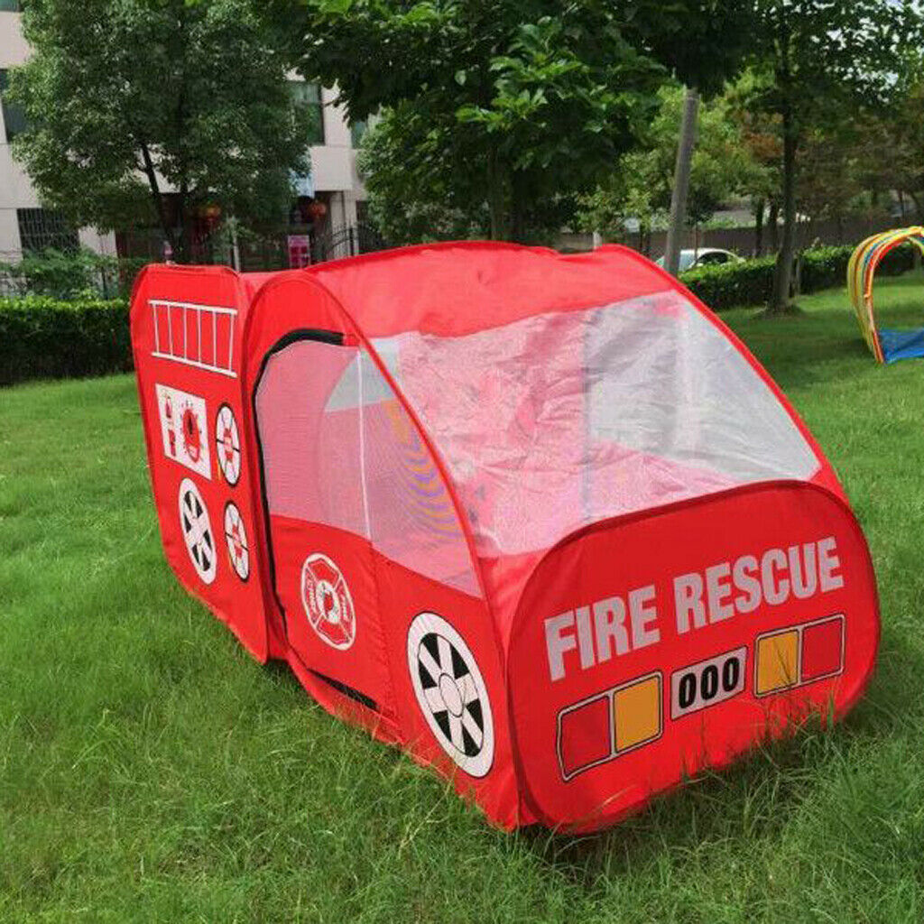 Children Tent Toys Playhouse Indoor Outdoor Games Fire Car Car Kids Car Toys