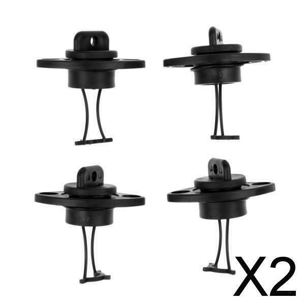 2X Kayak Boat Spare Parts 4 Pieces Lenzstopfen Stopper, Black