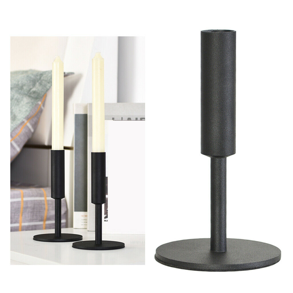 Simple Metal Taper Candle Holders Candlelight Stand Candlestick Home Decors