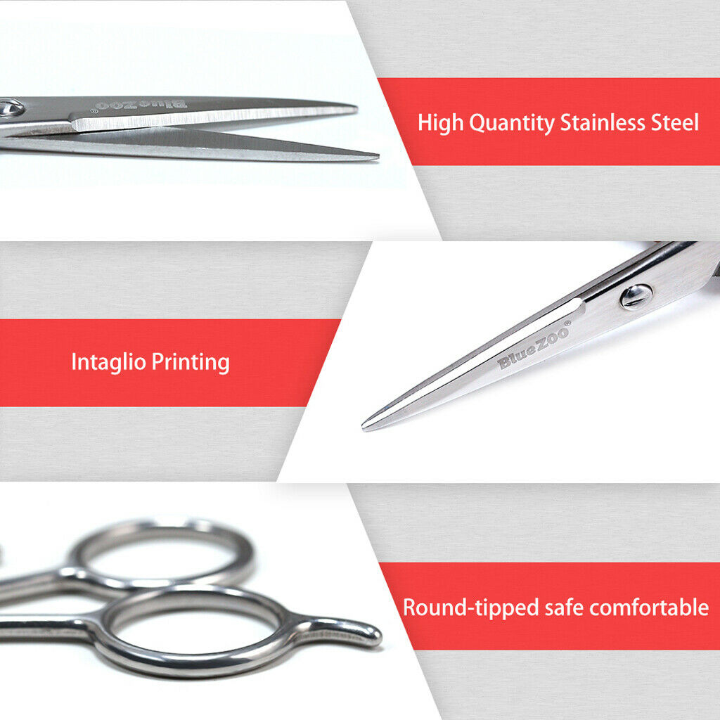 Barber Salon Beard Trimming Eyelashes Nose Hair Scissors for Hairdressing