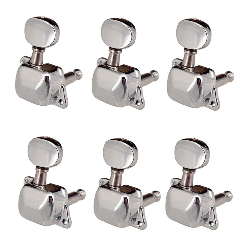 6R Semiclosed Tuning Pegs Tuners for Acoustic Electric Guitar Parts
