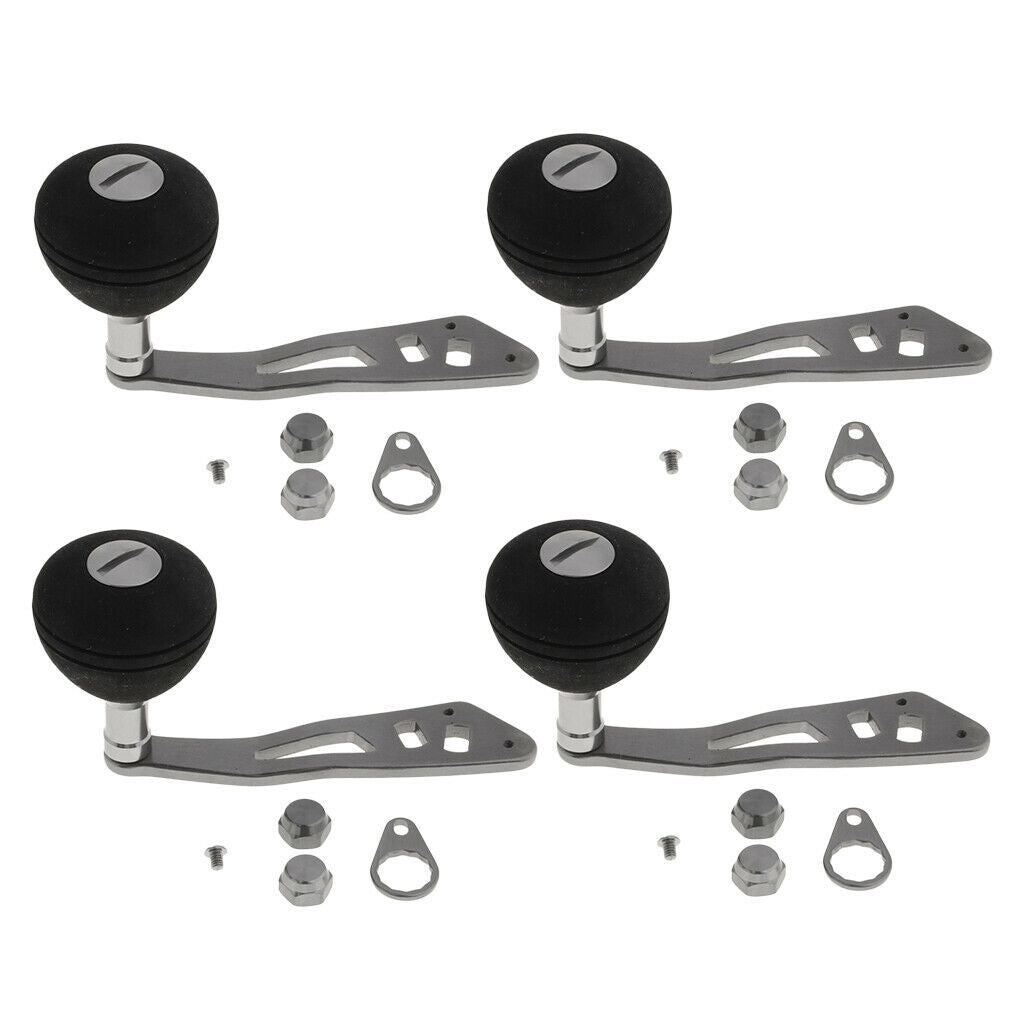 Prettyia       4pcs       Fishing       Reel       Handle       EVA       Oval