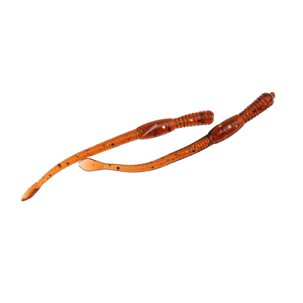 20Pcs Fishing  Saltwater Lures Soft Lures Bionic Baits Long Tail Worm