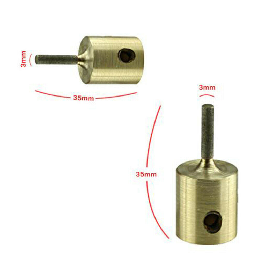 4 Stained Grinder Head Bit Tile Glass Supplies for Grinder Such As Glass Grinder