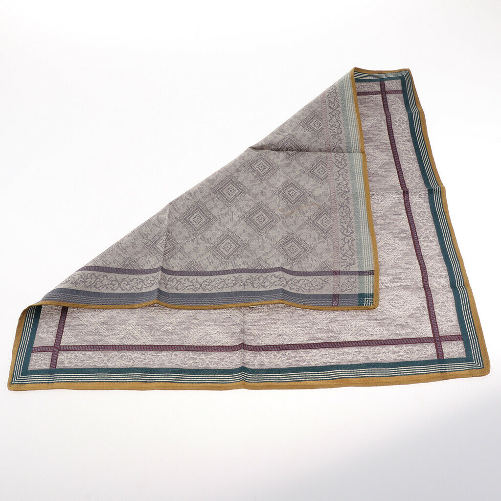 3 Pack Classic 100% Cotton Checks Wedding Party Handkerchiefs Pocket Square