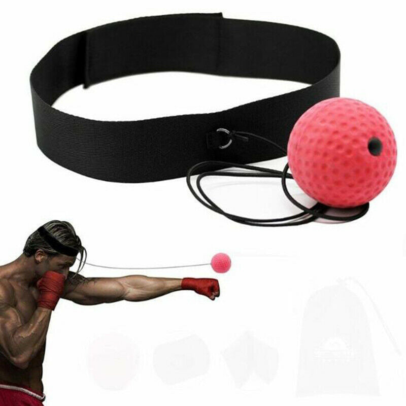 Boxing Reflex Speed Punch Ball Training Hand Eye Coordination Muay Thai Exerc NC