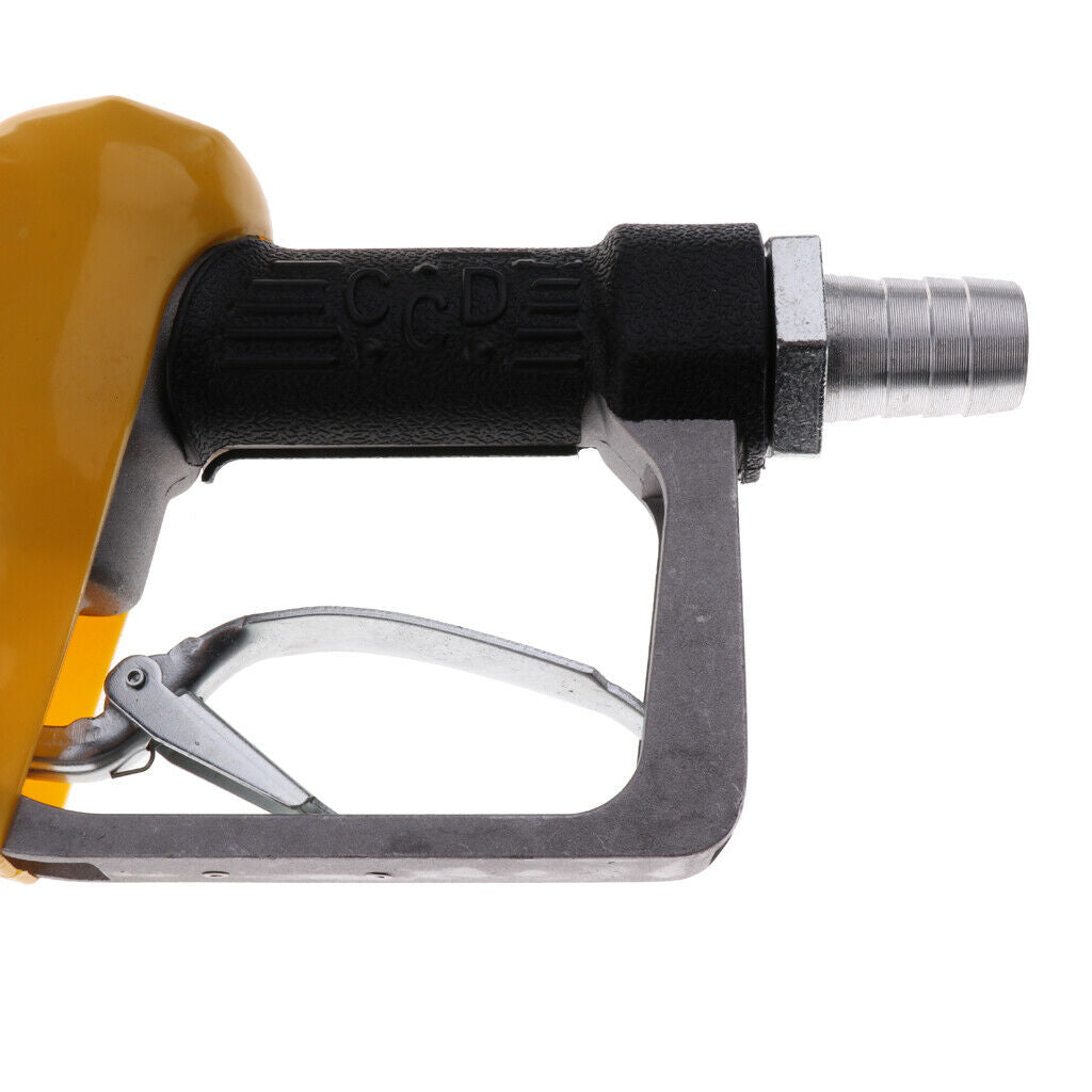 1" Nozzle Petrol Oil  Gun with Electronic In-line Flow Meter Yellow