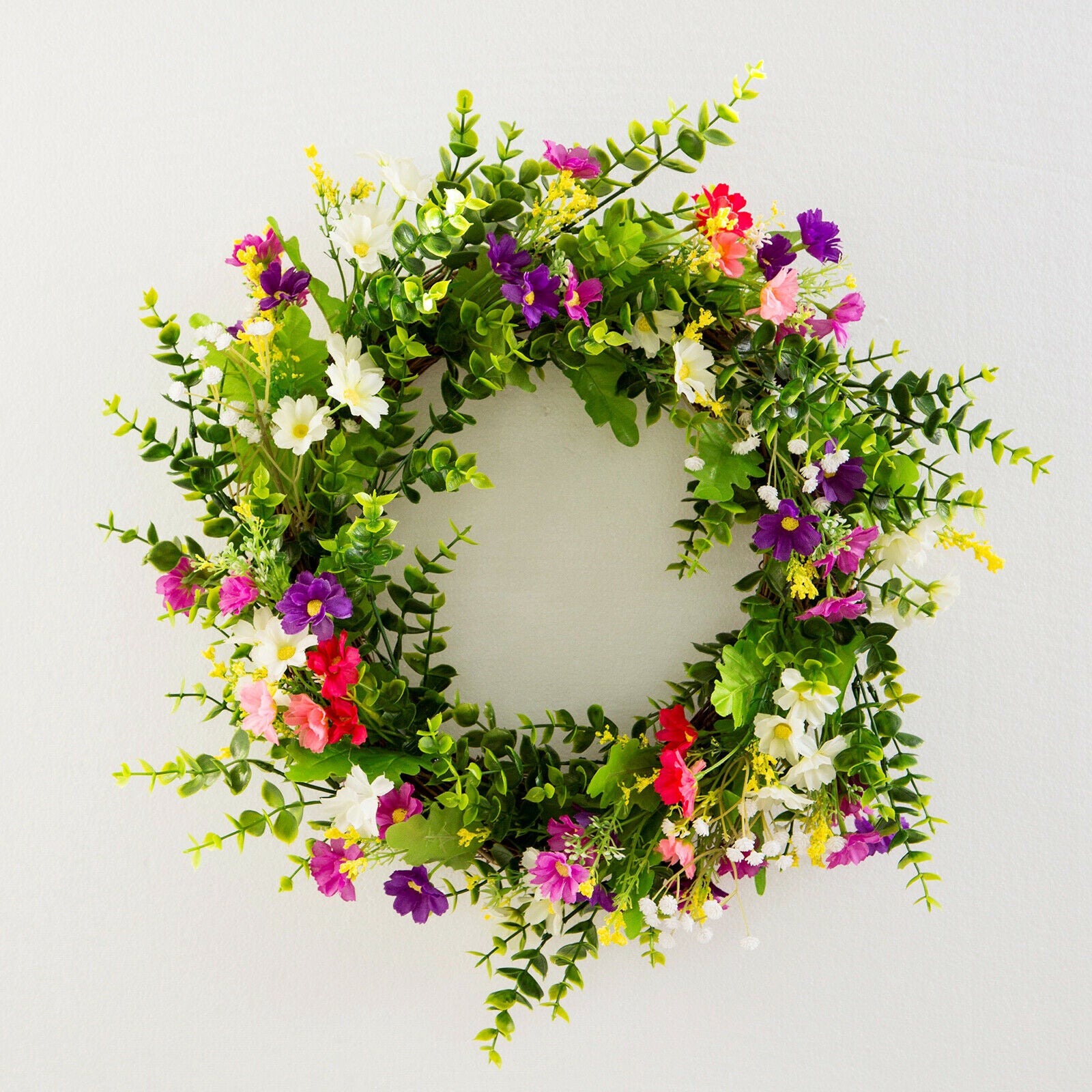 Artificial Eucalyptus and Small Fresh Decorative Flower Crown
