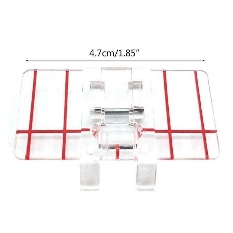 Border Guide Sewing Machine Presser Foot - Fits All Low Shank Snap-On Singer,